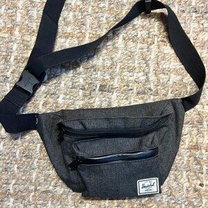 Herschel Supply Co. Gray Seventeen Travel Waist Pouch Belt Bag Fanny Pack